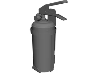 Fire Extinguiser CAD 3D Model