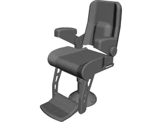 Helm Chair CAD 3D Model