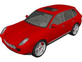 Ferrari SUV Concept 3D Model 3D Preview