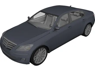 Hyundai Genesis 3D Model