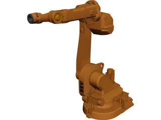 ABB IRB 1600ID 6-axis Robot CAD 3D Model