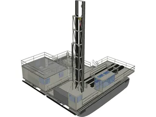 Drill and Mud Units 3D Model