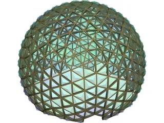 Geodesic Dome 3D Model