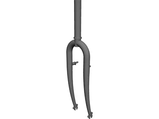 Bicycle Front Fork CAD 3D Model