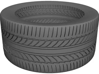 Tire Bridgestone Potenza 3D Model