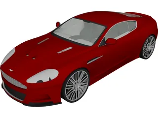 Aston Martin DBS 3D Model 3D Preview