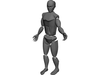 Crash Test Dummy 3D Model