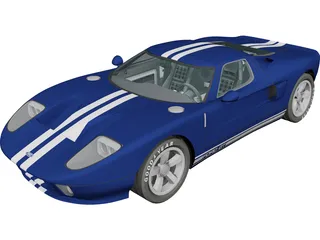Ford GT40 3D Model