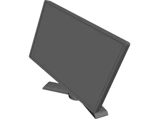 Dell 2408WFP Monitor CAD 3D Model