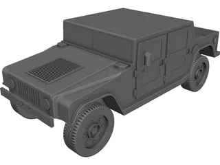 Hummer H1 CAD 3D Model