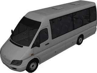Mercedes-Benz Microbus 3D Model