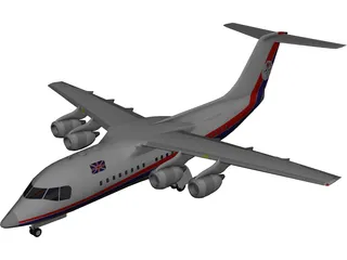 British Aerospace BAe 146 Statesman 3D Model