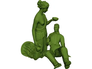 Soldier Sculpture 3D Model