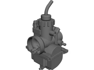 Carburetor Yamaha DT LC CAD 3D Model