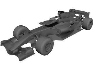 McLaren MP4-20 F1 3D Model