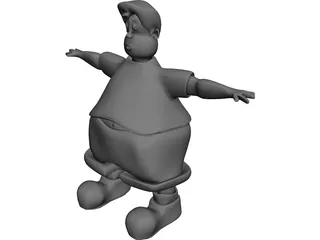 Fatty Boy 3D Model
