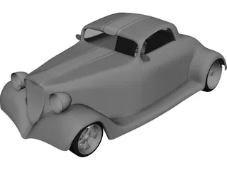 Ford Hot Rod 3D Model