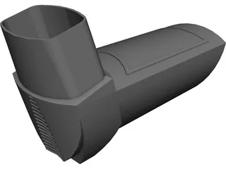 Asthma Inhaler CAD 3D Model