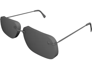 Carbon Glasses 3D Model