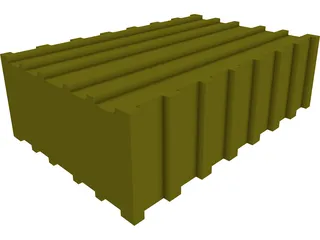 ThunderSky 100Ah Battery LiFeYPO4 CAD 3D Model