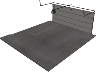 Garage Door 3D Model