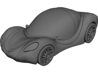 Venus concept car 3D Model