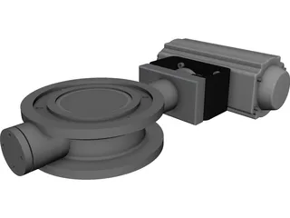 Butterfly Valve 3D Model