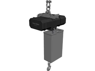 Chainmaster Chainhoist 1000kgs CAD 3D Model