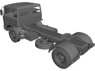 Renault Truck CAD 3D Model