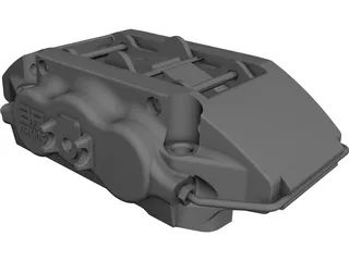Brake Caliper CP7040 AP Racing CAD 3D Model