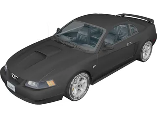 Ford Mustang GT (2000) 3D Model