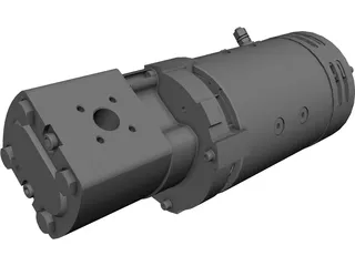 Electro Pump 3000w CAD 3D Model