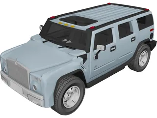 Rolls-Royce Phantom SUV Concept (2011) 3D Model