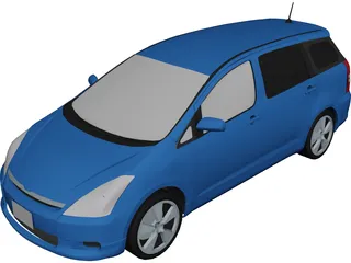 Toyota Wish 3D Model