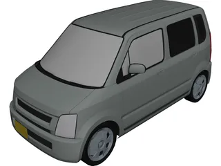 Suzuki Wagon R 3D Model