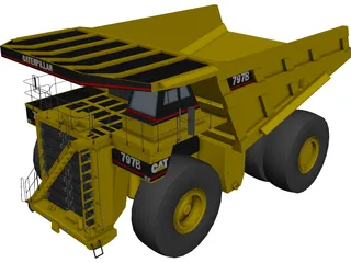 Caterpillar 797B 3D Model