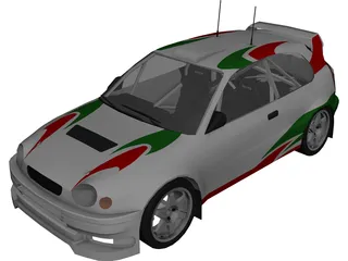 Toyota Corolla WRC (1998) 3D Model