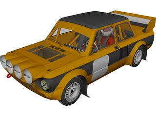 ZAZ 968 M Turbo 3D Model 3D Preview