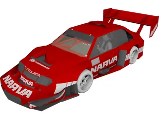 Lada Samara Pikes Peak 3D Model