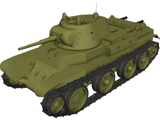 BT-7 3D Model 3D Preview