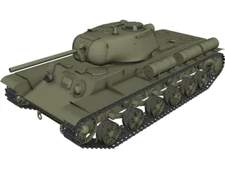 KV-1S 3D Model