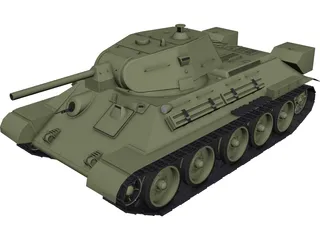 T34 (1976) 3D Model