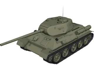 T34 (1985) 3D Model
