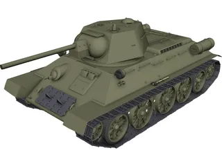 T34 (1977) 3D Model