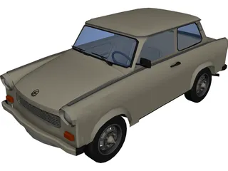 Trabant 601 3D Model