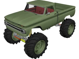Chevrolet Mud Truck 3D Model