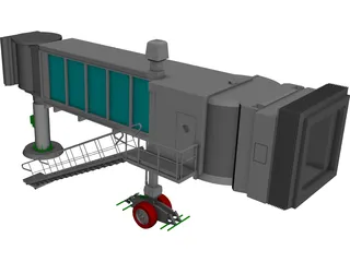 Airport Passenger Loading Bridge 3D Model 3D Preview