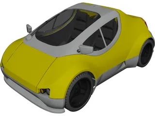 Urban Concept Car 3D Model