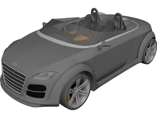 Audi TT Clubsport Quattro 3D Model