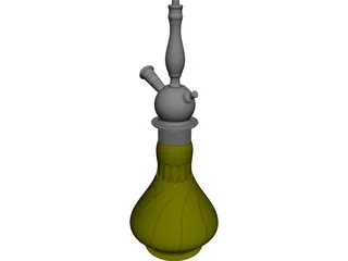 ELG Hookah CAD 3D Model